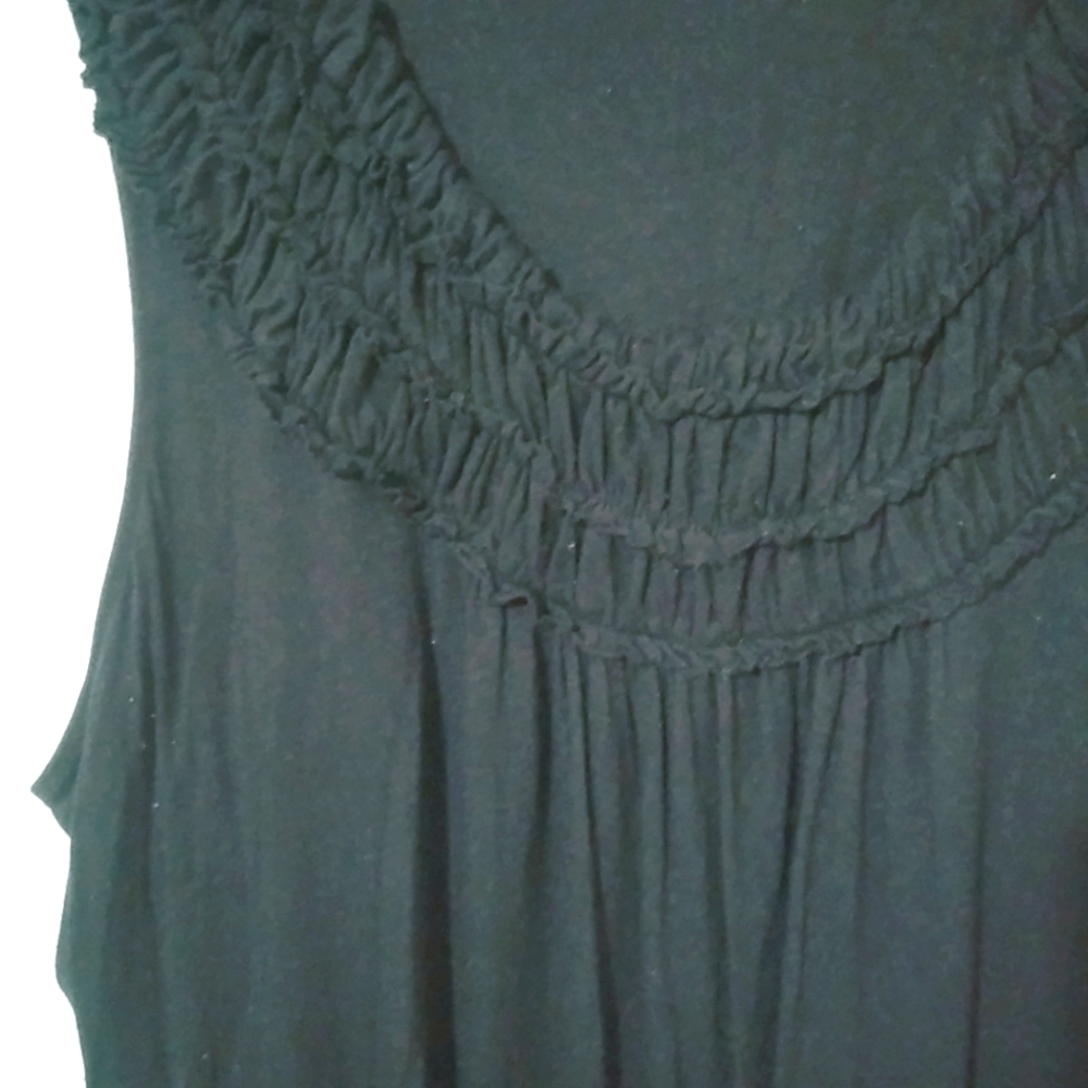 Mercer & Madison 2X Black Sleeveless Top Plus - Picture 1 of 7